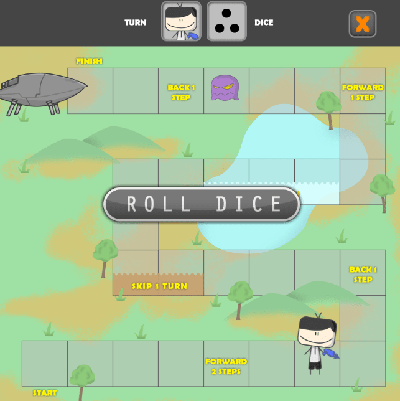 Alien Attack Ludo Game